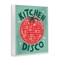 Stupell Industries Kitchen Disco Tomato Framed Giclee Wall Art Design by Lisa Perry Whitebutton